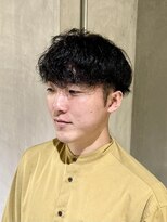クロワ(croix)&nbsp;ソフトツイストスパイラルパーマ× マッシュショート