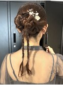 かちもりヘア/参列ヘアセット/結婚式ヘアアレンジ【銀座】