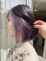 ラフトーキョウセカンド(RAF TOKYO 2nd)&nbsp;【RAF TOKYO 2nd Rina】インナーカラー×ラベンダーカラー