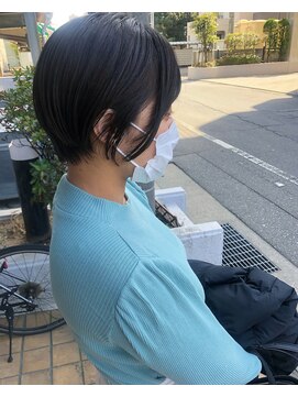 マメ(mame) 美人ショート/黒髪