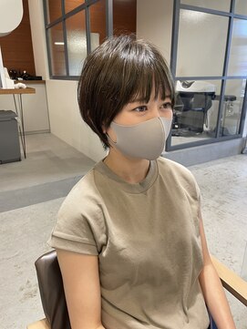 ヘッズ 高木瀬店(HEADS) ショートヘア 顔周りカット ショートボブ 透明感カラー 髪質改善
