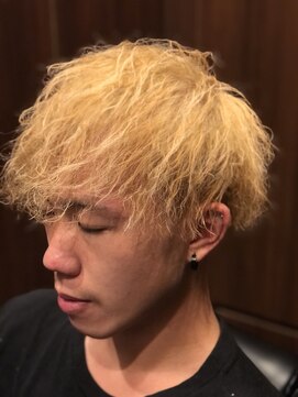 ヒロギンザ 田町店(HIRO GINZA) ハイトーン×ツイストスパイラルパーマ