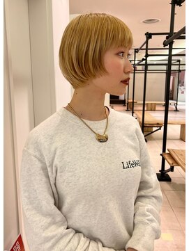 マッシュ チャヤマチ(MASHU chayamachi) ハイトーン×ショートスタイル