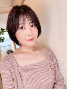 スピガ(SPIGA) ショートボブ◆小顔カット&ナチュラルカラー