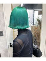 ティアム 渋谷店(Tiam shibuya)&nbsp;エメラルドグリーン/渋谷/渋谷駅/ブリーチ/ハイトーン