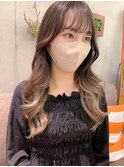 韓国風ロンググラデーションヘア
