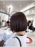 ナチュラルボブ ブラウンカラー
