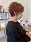 大人女子のハンサムショート