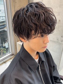 ローウェ バイ フィフス 立川メンズサロン(Louwe by fifth) メンズマッシュパーマニュアンスパーマスパイラルパーマ刈り上げ