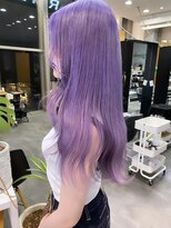 リッチ(RITZY)&nbsp;【RITZY】パープルヘア☆ブリーチ☆ロイヤルパープル