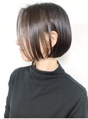 【morio原宿】大人　顎ラインボブ　前下がり　丸み　黒髪