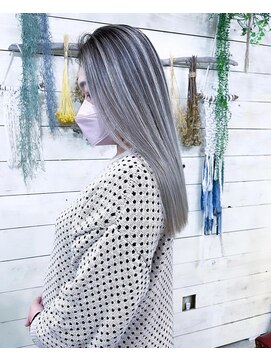 トーク 武庫之荘(TAL'KE) TAL'KE武庫之荘/バレイヤージュ×ホワイトシルバー_239_