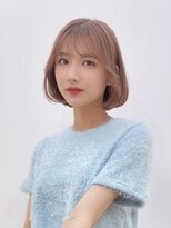 ユーフォリア エヌ 池袋サンシャイン通り店(Euphoria +n) 20代30代大人可愛いエアリーボブラピンクベージュ透明感