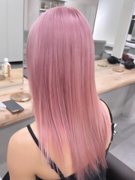 ベレーザ 渋谷(BELEZA) 8739ベビーピンクハイライトミルクティーピンクハイトーンカラー