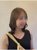 サンドベージュ/ブリーチなしダブルカラー/横浜