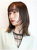 ミントアッシュ×レイヤーカット