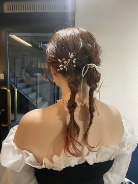 ペスカ ルームゴジュウキュウ 札幌駅前(pesca ROOM59) お呼ばれツインヘアアレンジ
