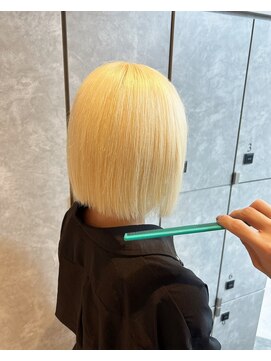 ガルボヘアー 名古屋栄店(garbo hair) ハイトーンデザインカラープルエクステ10代20代