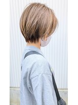ヘアーメイクオズ(hair make O/S)&nbsp;★くびれショートハイライトグレージュカラー★20代30代40代50代