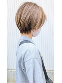 ★くびれショートハイライトグレージュカラー★20代30代40代50代