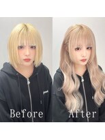 あるじゃんすー 天神店 ホワイトベージュ#シールエクステ#イメチェン#ヨシンモリ#天神