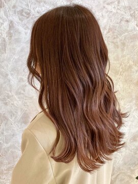 グリッター 仙台中央店(GRITTERs) ヘーゼルベージュ　巻き髪アレンジ　顔周りレイヤー　ロング