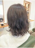 【harurara hair大分/明野】ミディアムボブ×パーマ