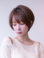 ケアリー 成増(Carelly)&nbsp;大人かわいい前髪セシルカットココアブラウンフリンジウェーブ