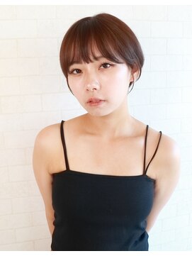 ヘア ルミナス バイ フォルテ(HAIR LUMINAS by FORTE) こなれミディ/前髪/黒髪/ボブルフ/ネビージュ/小顔/ワンレン