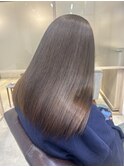 ブリーチ一回で出来るミルクティーベージュ
