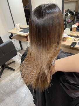 ラフ 難波店(LAFF) ブリーチ縮毛矯正/髪質改善ストレート/地毛風ストレート