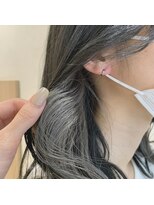 アッシュ 北千住店(Ash)&nbsp;【イヤリングカラー】シルバーグレー