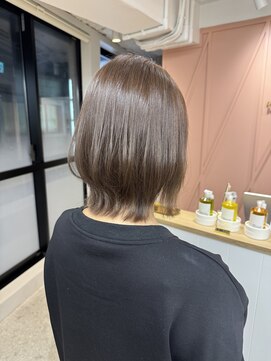 ユニバーストーキョー 池袋東口店(universe tokyo) 波巻きボブ♪ 髪質改善/ダブルカラー