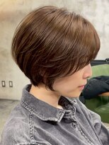 ハーシーバイアポロ 相模大野(HERSHE by apollo)&nbsp;xカット//ホワイトグレージュ/レイヤーカット/チェリーブラウン