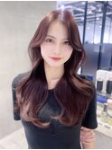 美髪韓国ヘアロング_F30517
