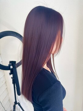 ウル(ulu) ラベンダーグレー　ブリーチカラー　透明感カラー　名東区