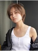【GEEKS渋谷】ナチュラルショートウルフ/20代30代/冬カラー/小顔