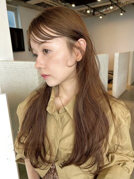 ディッセンバー 渋谷(December) 【December】小顔カット/ブリーチなしオリーブベージュ