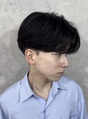 センターパート ニュアンスパーマ カルマパーマ 刈り上げ ウルフ