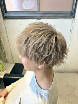 インク(inc) メンズ刈り上げラウンドマッシュハイトーン