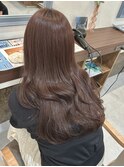 初カラーにもおすすめ◎やわらかブラウンカラー
