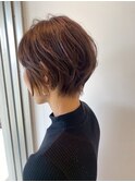 立体感ハンサムショート