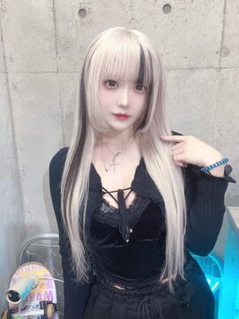 インク 渋谷(INK.) ミルクティーブロンドニュアンスウルフワンホンレイヤー渋谷