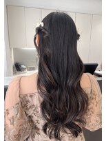 エムタニグチミュー(MTANIGUCHI Mieux)&nbsp;結婚式ヘア/お呼ばれヘア/ハーフアップ/ゆる巻