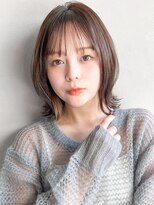 リヤン 表参道(lyann) デジタルパーマ艶感薄めバングこなれヘアモテ髪小顔カット