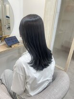 シア 北千住店(SHEER)&nbsp;流行りのアッシュブラックで透明感ある黒髪へ