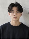 men's/メンズ/ニュアンスパーマ/フェザーパーマ/センターパート
