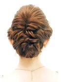 エレガントなねじりアップ《ヘアセット&着付 GEKKABIJIN》