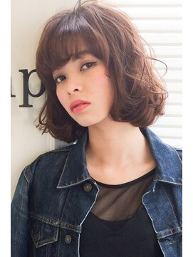 ランプ ヘアー(lamp hair) 【lamp hair 】ピンクベージュ×アンティークボブ♪No1