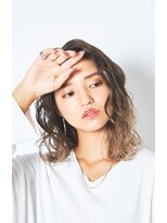 ヘアサロン アティリー(Hair Salon Attirer)&nbsp;西梅田/ボブ/グレーベージュ/白髪ぼかし【Attirer飯田裕之】